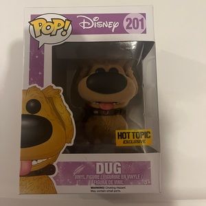 Dug Flocked Hot Topic Exclusive Funko POP!